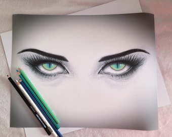 11"x14" PRINT - Emerald Allure