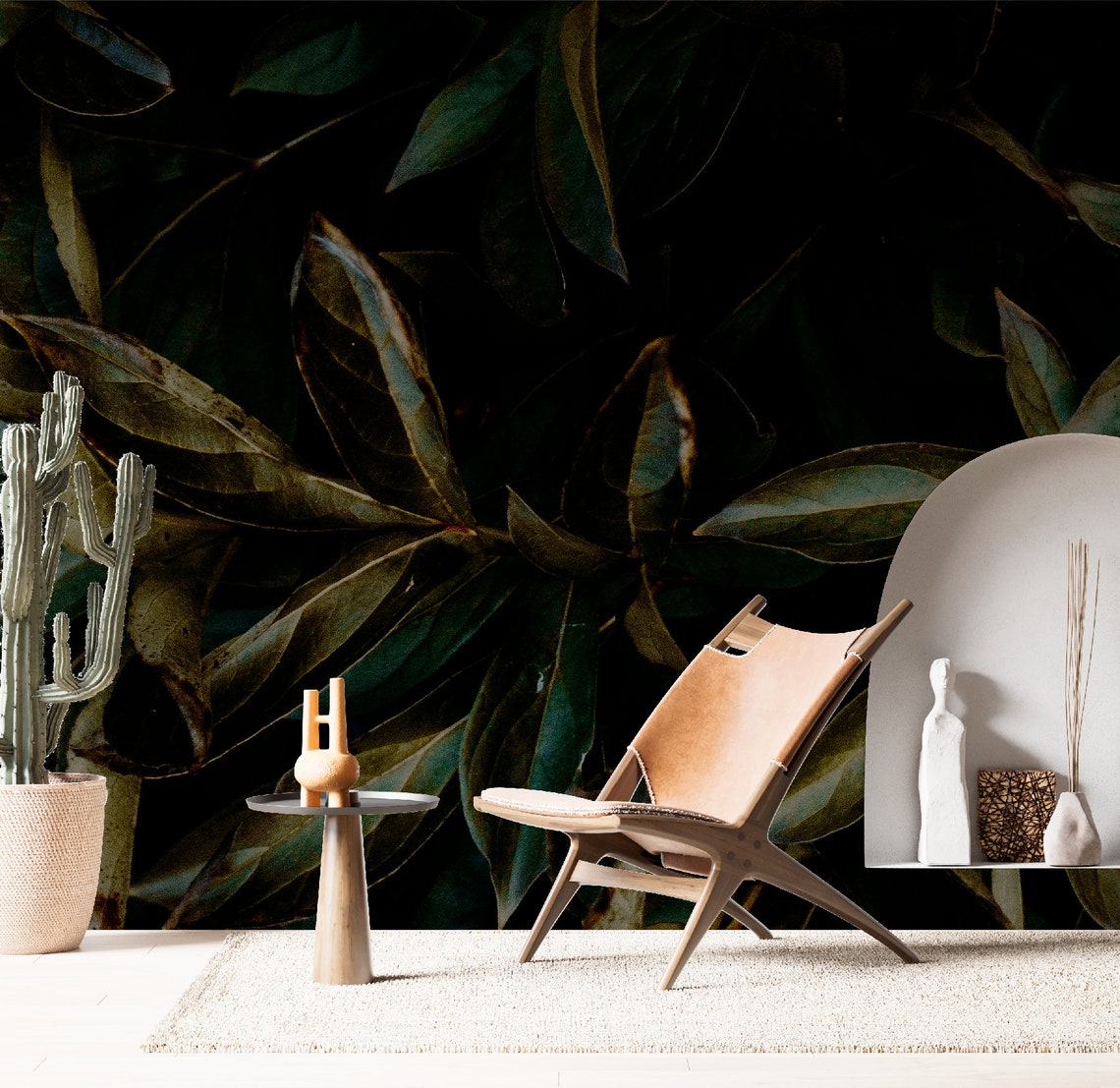 Olive Wallpaper Olive Branch Wallpaper Removable Wallpaper - Etsy