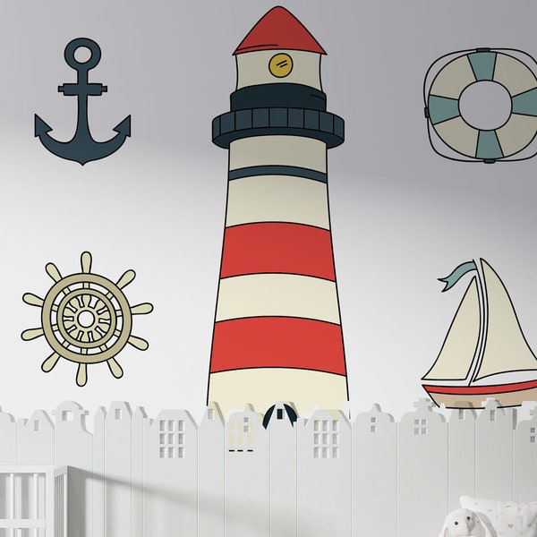 Boat Wall Decal Etsy UK