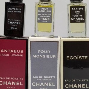 CHANEL POUR MONSIEUR 0.13 fl oz 4 ml Splash Concentree Miniature perfume  France