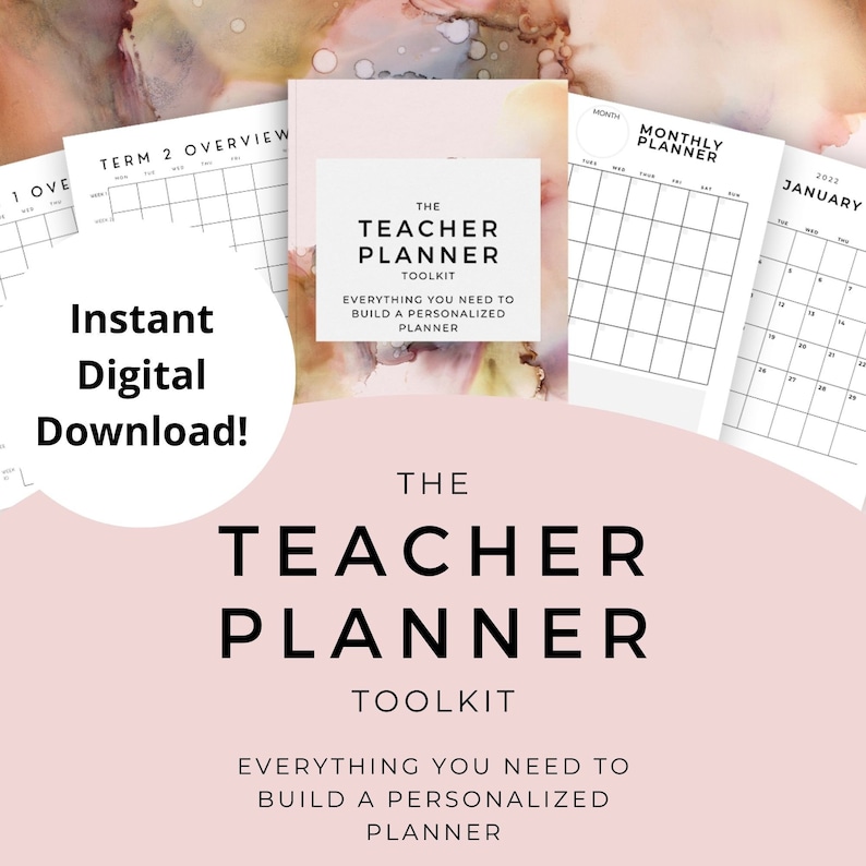Printable Teacher Planner 2022-2023 Toolkit Educators Daily and Weekly ...