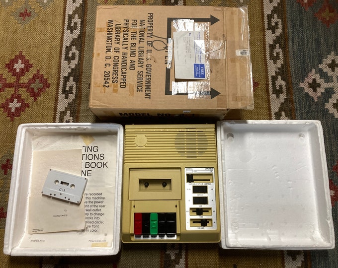Telex C1 Library of Congress Tape Player for the Blind Pots/faders
