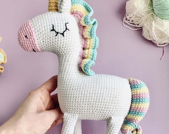 Unicorn Amigurumi Crochet Pattern | PDF Tutorial