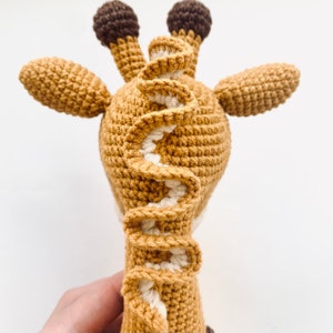 Ollie la girafe amigurumi modèle de jouet modèle de jouet au crochet girafe tutoriel animal pdf amigurumi image 7