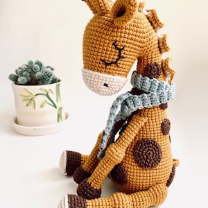 Ollie the giraffe amigurumi toy pattern giraffe crochet toy pattern amigurumi pdf animal tutorial image 5