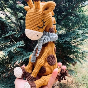 Ollie la girafe amigurumi modèle de jouet modèle de jouet au crochet girafe tutoriel animal pdf amigurumi image 8