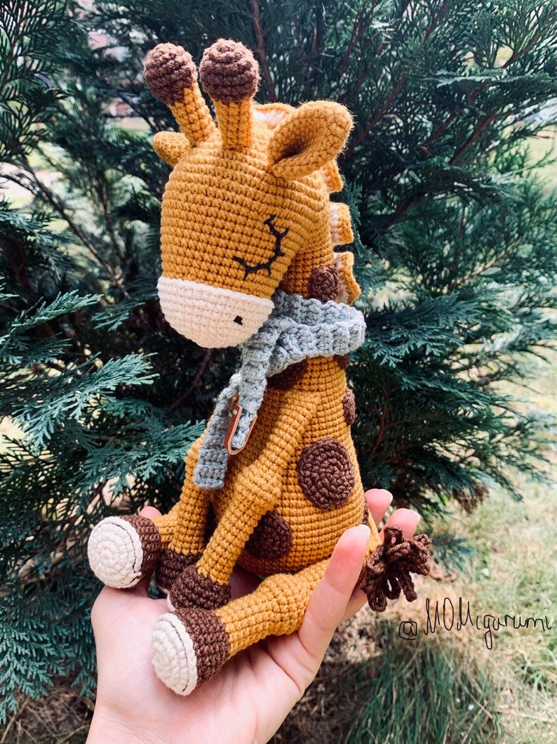 Ollie la girafe amigurumi modèle de jouet modèle de jouet au crochet girafe tutoriel animal pdf amigurumi image 8