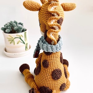 Ollie la girafe amigurumi modèle de jouet modèle de jouet au crochet girafe tutoriel animal pdf amigurumi image 4