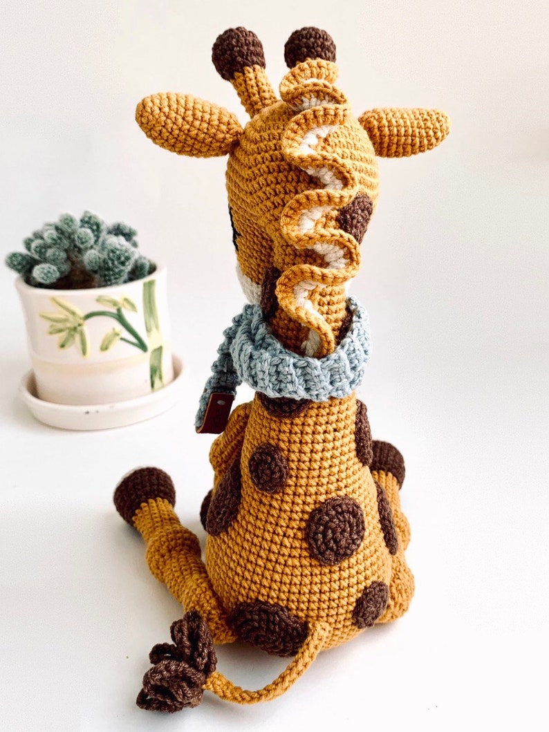 Ollie the giraffe amigurumi toy pattern giraffe crochet toy pattern amigurumi pdf animal tutorial image 4