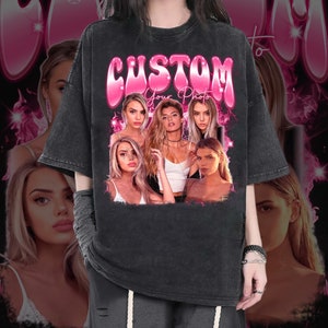 Custom 90s Vintage Bootleg Shirt, Girlfriend Birthday Gift, Custom Your Own Bootleg Idea Shirt, Custom Your Own Bootleg Tee, Bootleg Rap Tee