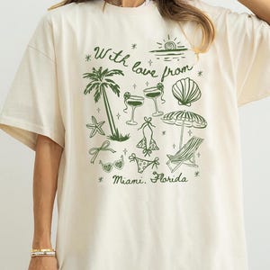 Coastal Bachelorette Shirt, Custom Location, Party Shirt, Beach Bachelorette Trip Shirt, Miami Bachelorette, Bachelorette Favors