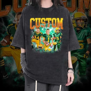 Custom Football shirt, Football mom dad shirt, Team Number Player Name Photo Shirt, Family Shirt, Personalized Shirt, Football Birthday