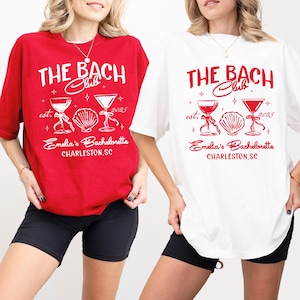 Customized Bachelorette Comfort Colors Shirts, Beach Bach Shirt, Bachelorette Party Shirts, Bridal Party Shirts, Bach Club Shirts