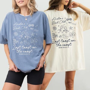 Custom Beach Bachelorette Party Shirts, Luxury Bachelorette, Custom Bride Shirt, Last Toast On The Coast, Custom Location, The Bach Club