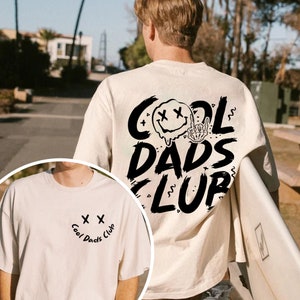 Chemise Cool Dads Club, cadeau d'anniversaire pour papa, cadeau fête des pères, chemise pour papa, sweat-shirt Cool Dads Club, col rond drôle papa, cadeau pour papa