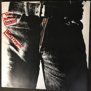The Rolling Stones Sticky Fingers Vinyl 1979 Reissue Zipper cover