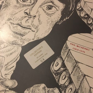 Paul McCartney Cold Cuts Wilbur W-8-PM Limited Edition Vinyl No. 4/33