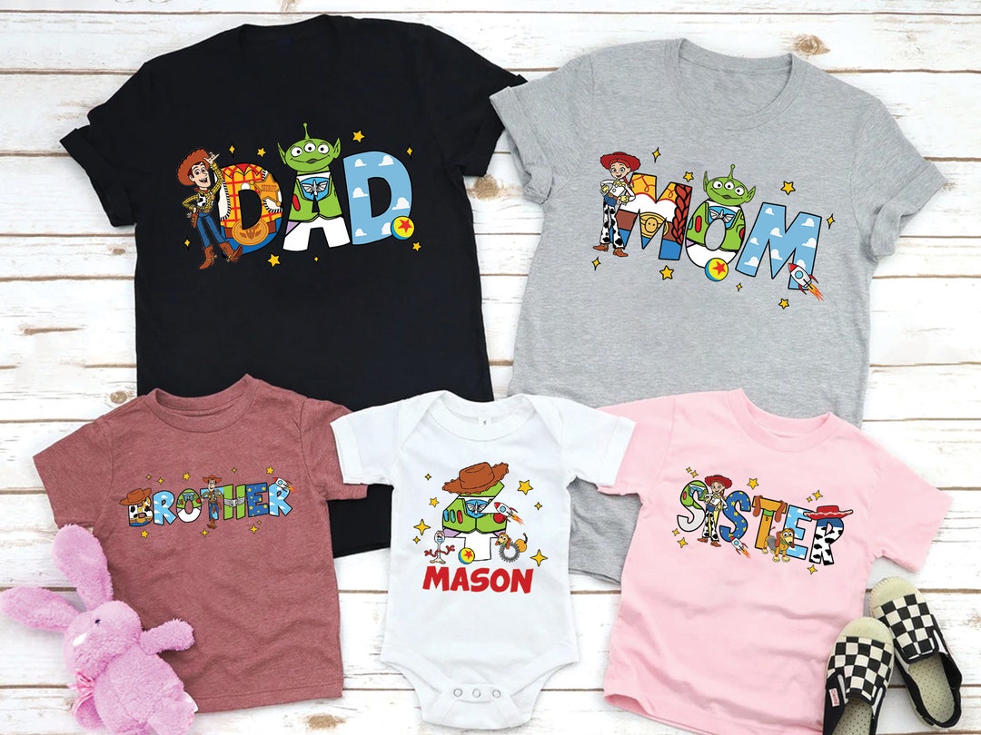 Custom Toy Story Family Birthday Shirt Toy Story Birthday Etsy