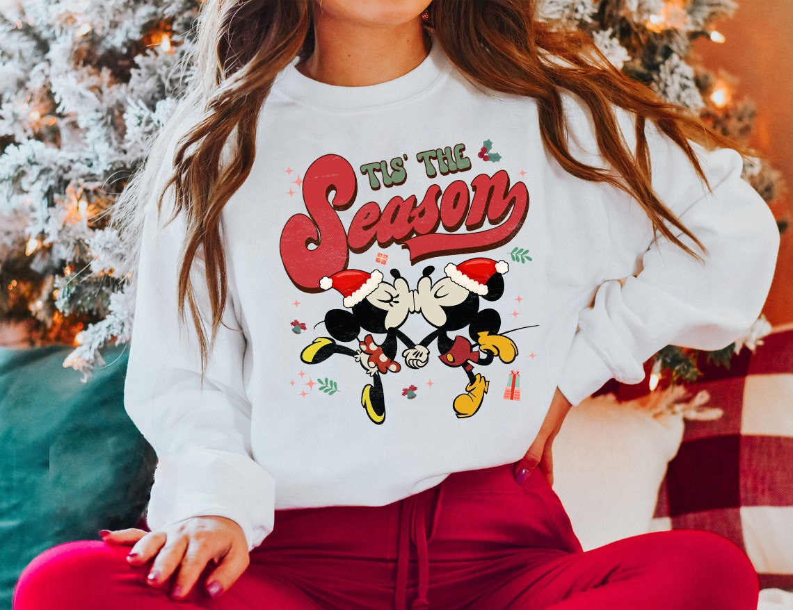 Mickey and Minnie Couple Sweater - Etsy 