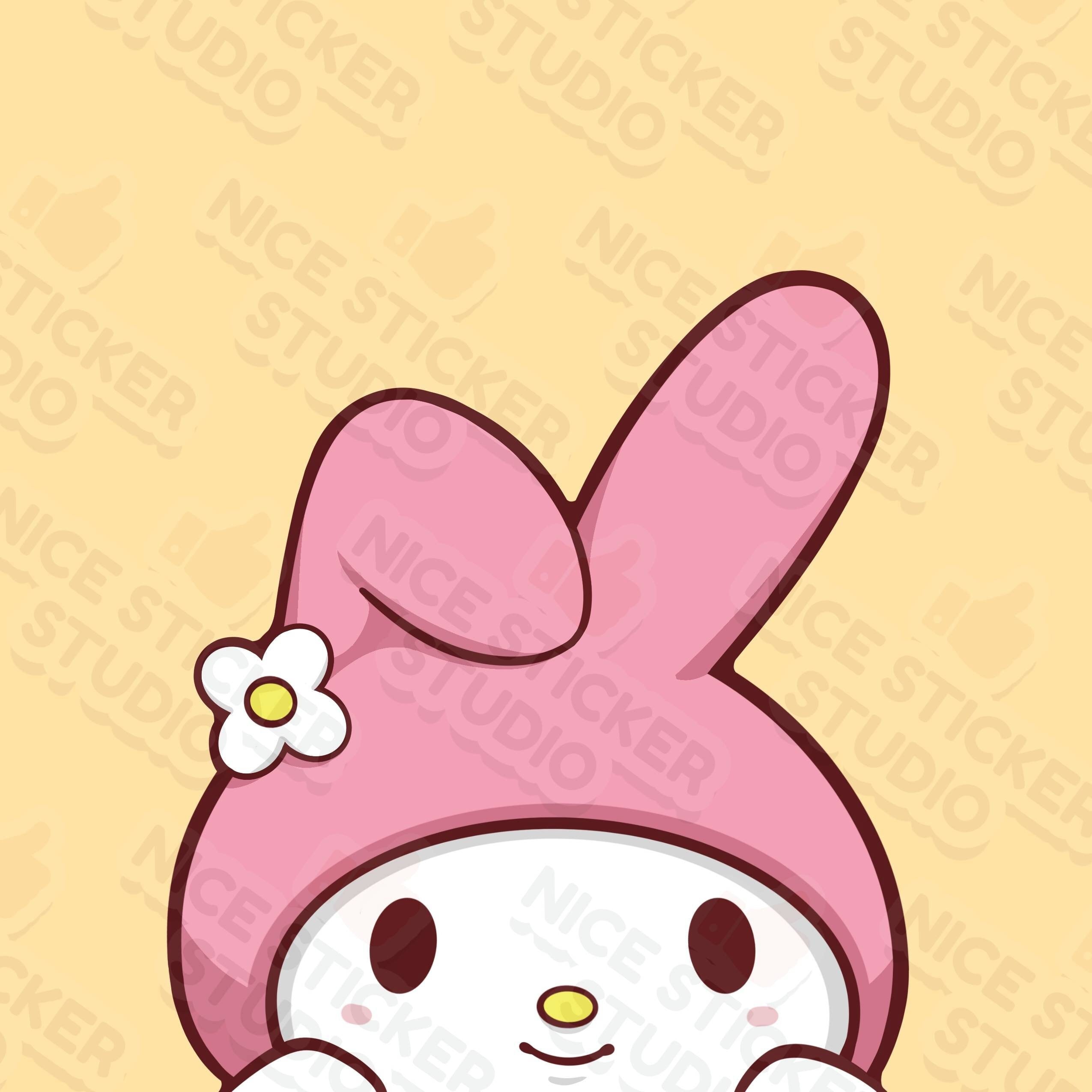 MY MELODY ANIME PEEKER STICKER SANRIO CAR STICKER