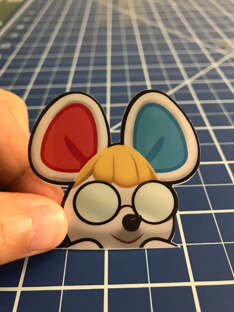 Petri Animal Crossing Peeker Sticker Decal Etsy