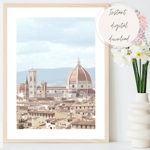 Florenz Reisedruck, Florenz StadtKunst, Florenz Poster, Neutrales Florenz Print, Italien Wohnkultur, Reisefotografie Druck, Italien Kunst