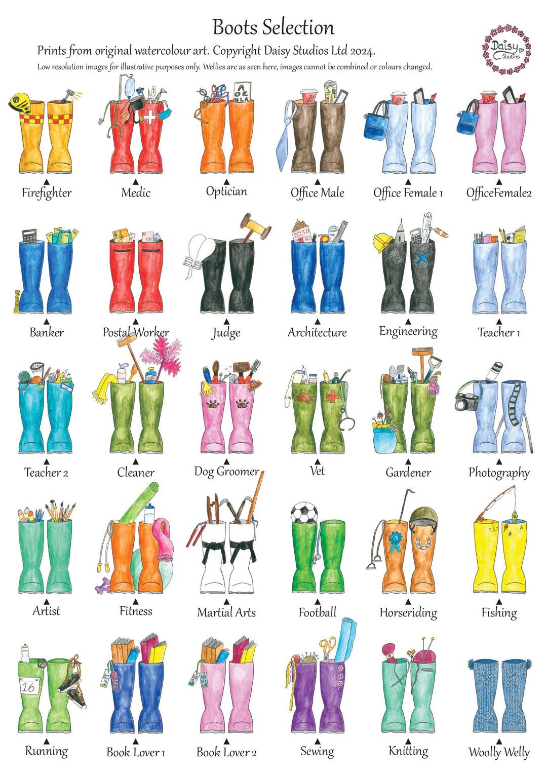 Custom Wellies Create Your Own Family Print, Custom Welly Boot Print, Christmas ...