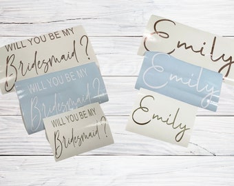 Proposal box STICKER|will you be my sticker|DIY gift box bag label|bridesmaid maid of honor proposal sticker|Gift box decal|wedding role