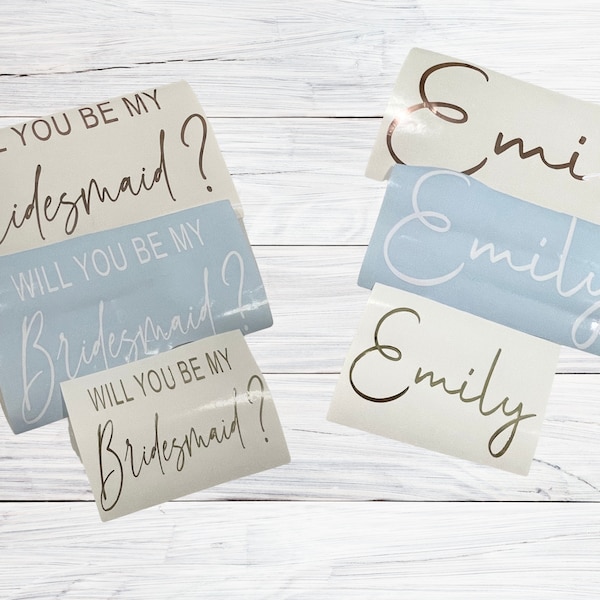 Proposal box STICKER|will you be my sticker|DIY gift box bag label|bridesmaid maid of honor proposal sticker|Gift box decal|wedding role