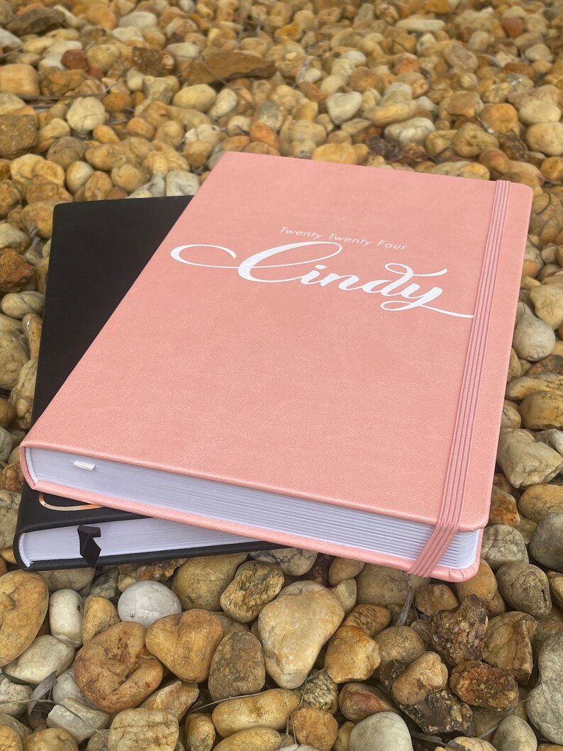 Personalised Diary 2024 Diary Christmas Gift PU Leather Etsy Australia