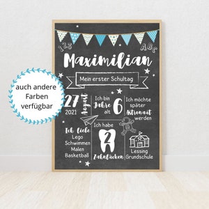 SCHOOL ENTRANCE MILESTONE BOARD • GIFT IDEA • Boys and girls • First day of school