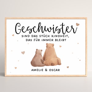 SIBLINGS POSTERS • family posters • siblings • twins posters • best friends posters • personalized posters