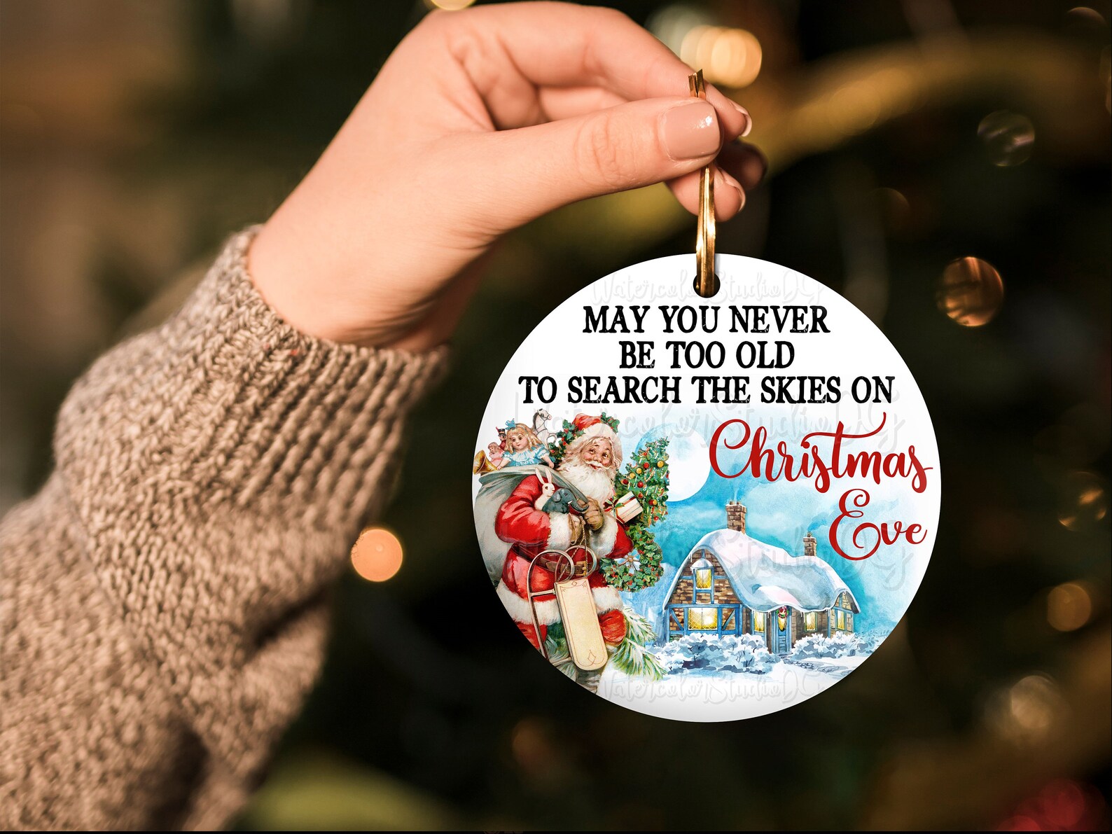 May You Never Be Too Old to Search the Skies on Christmas Eve - Etsy