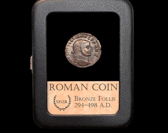 Authentic Roman Coin - Bronze Follis - 3-4 century A.D. Good Condition