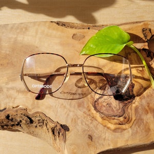 Square Metal Eyeglass Frame, Full Rim Vintage Glasses