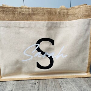 Burlap Bag - Names (Customizable) Perfect Gift