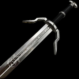 The Witcher Wild Hunt Geralt de Rivia Espadas de Prata e Espadas de Aço presente para jogador presente para ele presente para ela miniaturas de metal
