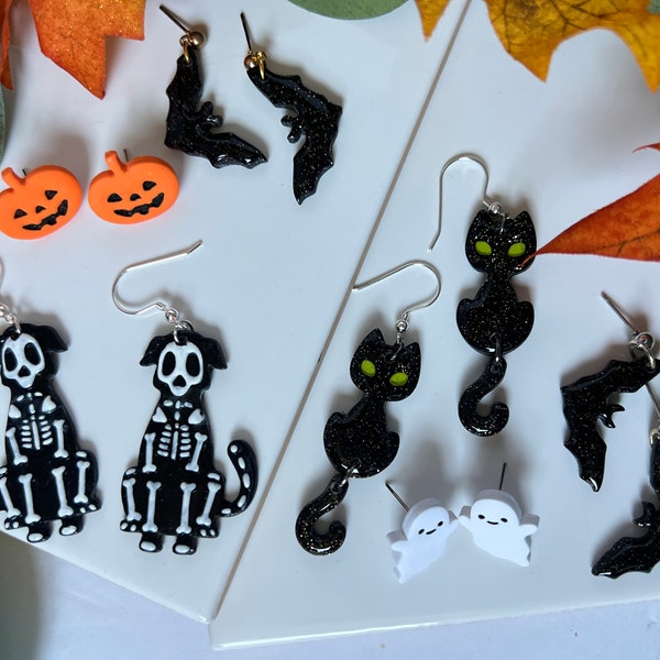 Halloween Polymer Clay Earrings