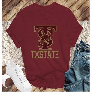 Texas State Univ Logo Tee