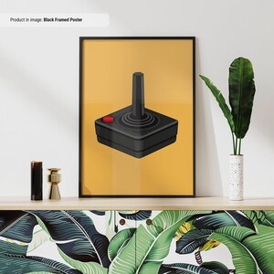 Atari 2600コントローラープリント – レトロゲームキャンバスアート