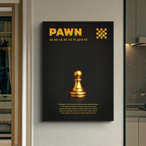 Pawn Sacrifice Print Alternative Movie Poster Minimal Movie 