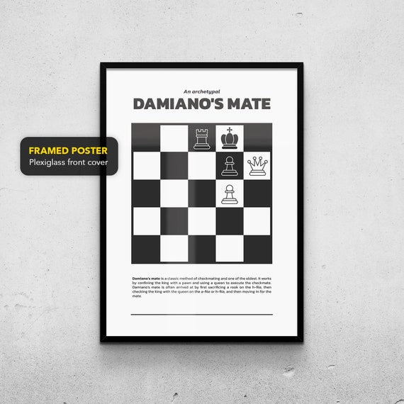 Famous Chess Game Poster or Canvas Wall Art Chess Lover 