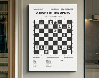 Opera Game - Paul Morphy | Poster