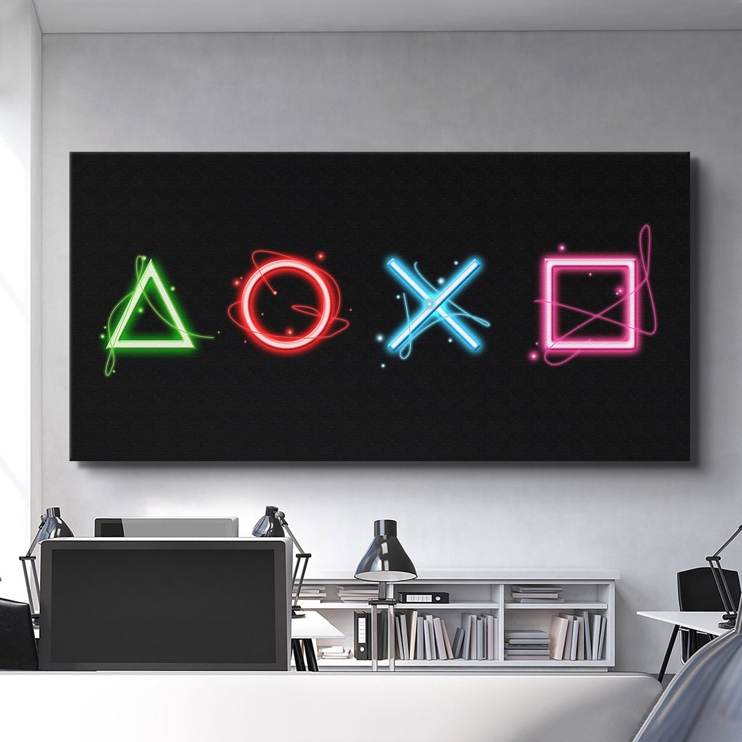 Gamer Wall Art Poster or Canvas Wall Art, Gaming Room Decor, Gaming