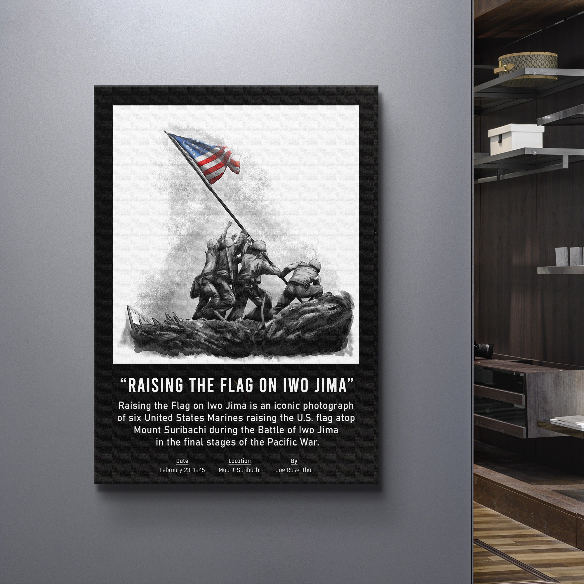 Iwo Jima Canvas Etsy