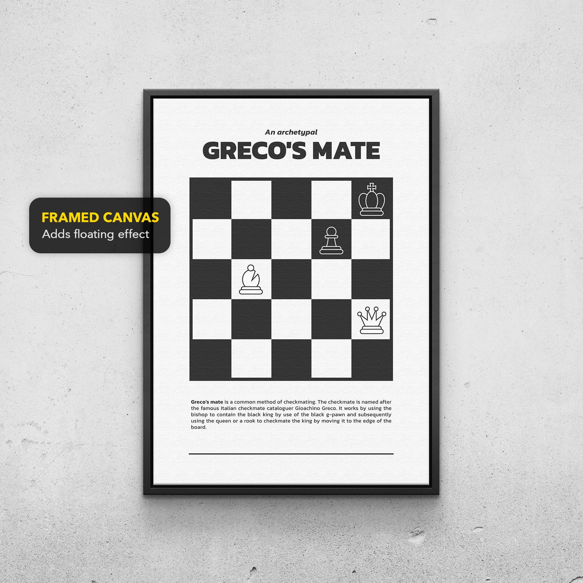 The Italian Game Chess Openings Art Book Cover Poster Metal Print