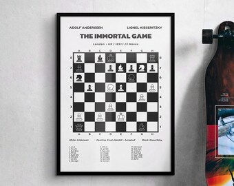 What is an immortal game in chess? Which one is your favourite