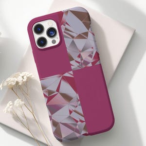 Pink Phone Case Tough Phone Case | iPhone 16 15 14 13 12 11 Pro Max Case, iPhone 16 15 14 Plus Case, iPhone 13 12 Mini Case
