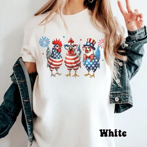 Comfort Colors® Coquette USA Shirt, 4th of July Shirt Women, Stars Stripes USA Flag Shirts, Floral Patriotic Shirt, Red White Blue