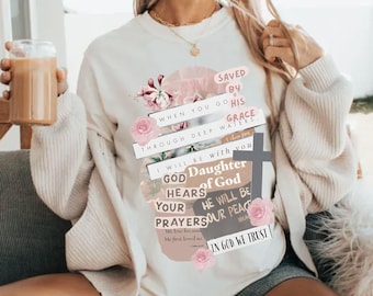 Comfort Colors Christian Collage Shirt: Bible Verse Graphic Tee